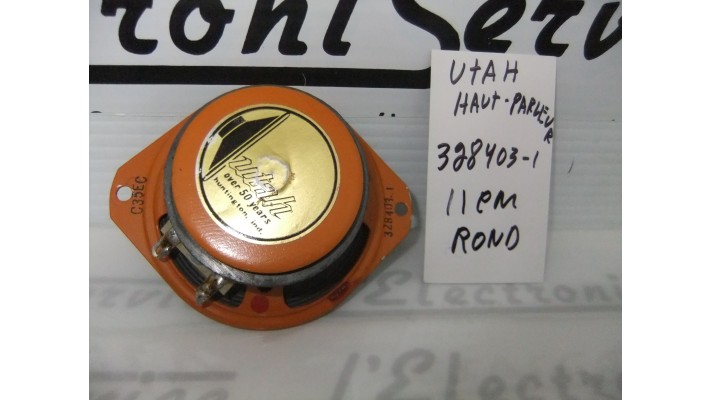 Utah 328403-1 haut-parleur 11cm rond